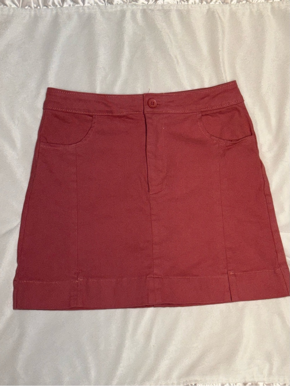 Anniewear Spencer Skort Small Brick Red Mini Skirt Shorts NWT
